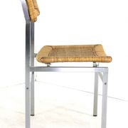 Ensemble de 4 chaises de salle à manger 'Wehl' - style japandi - wabi-sabi