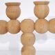 Vintage Scandinavian wooden candle