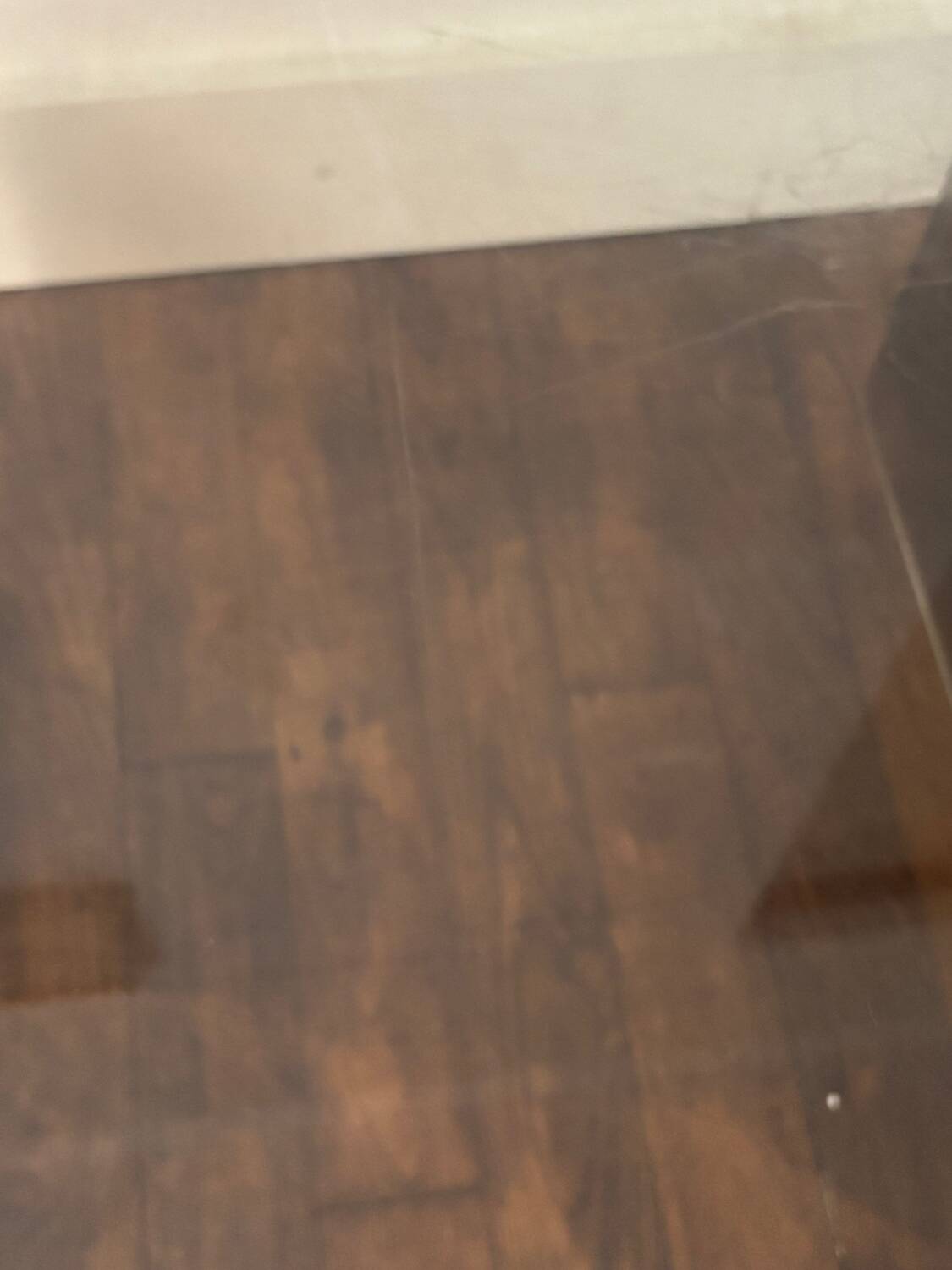 Smoked plexiglass coffee table