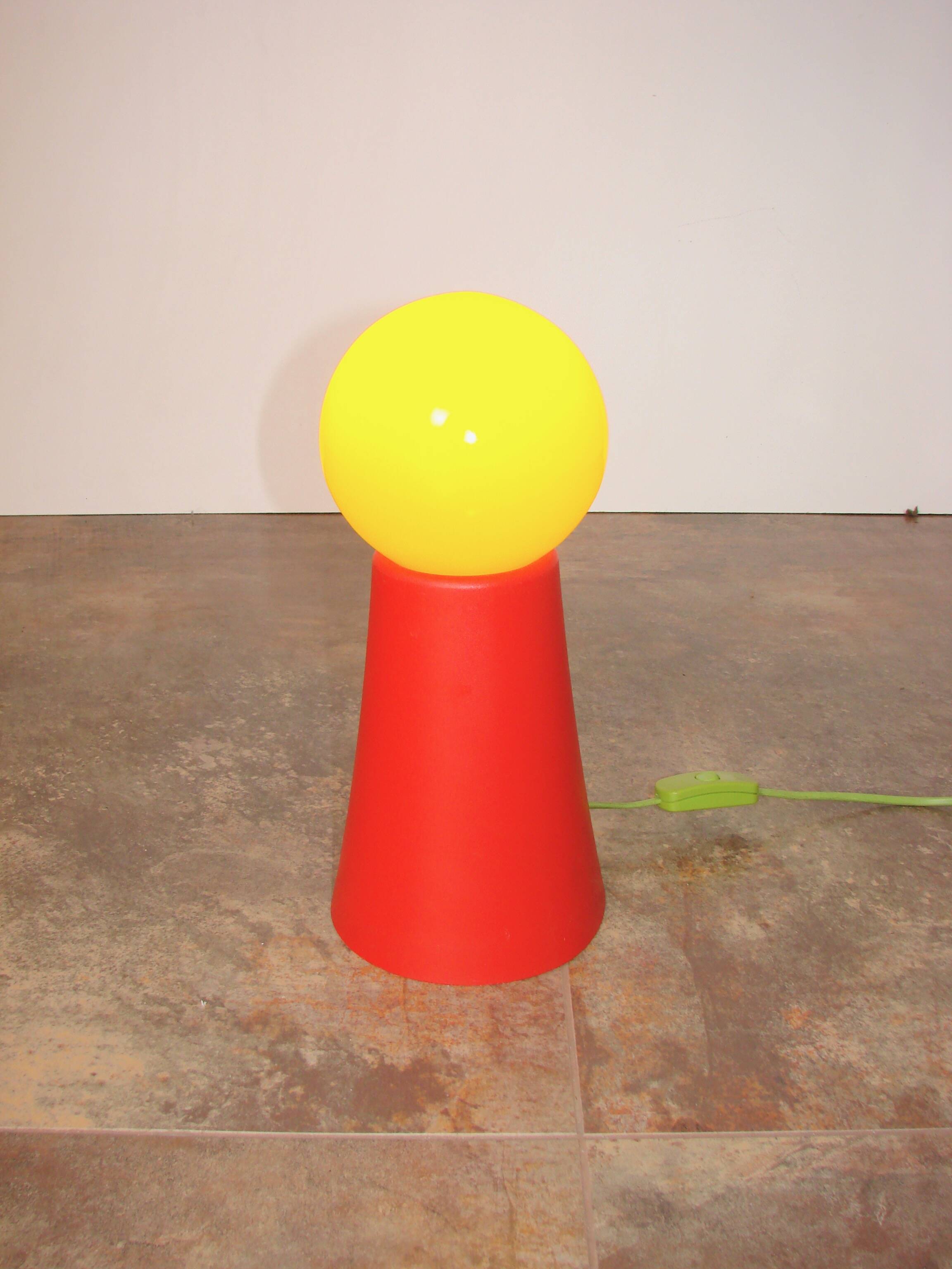 Pionek’ lamp, 1970s Space Age | glass + plastic | E14 | vintage design