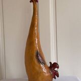 glazed earthenware hen