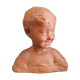 Child bust in terracotta 1950s