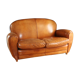 Classic club sofa leather swarthy