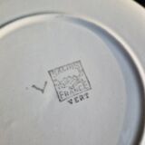 Set of 6 SALINS Deauville dessert plates, GREEN model