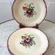 Set of 6 dessert plates Moulin des Loups Orchies 30s