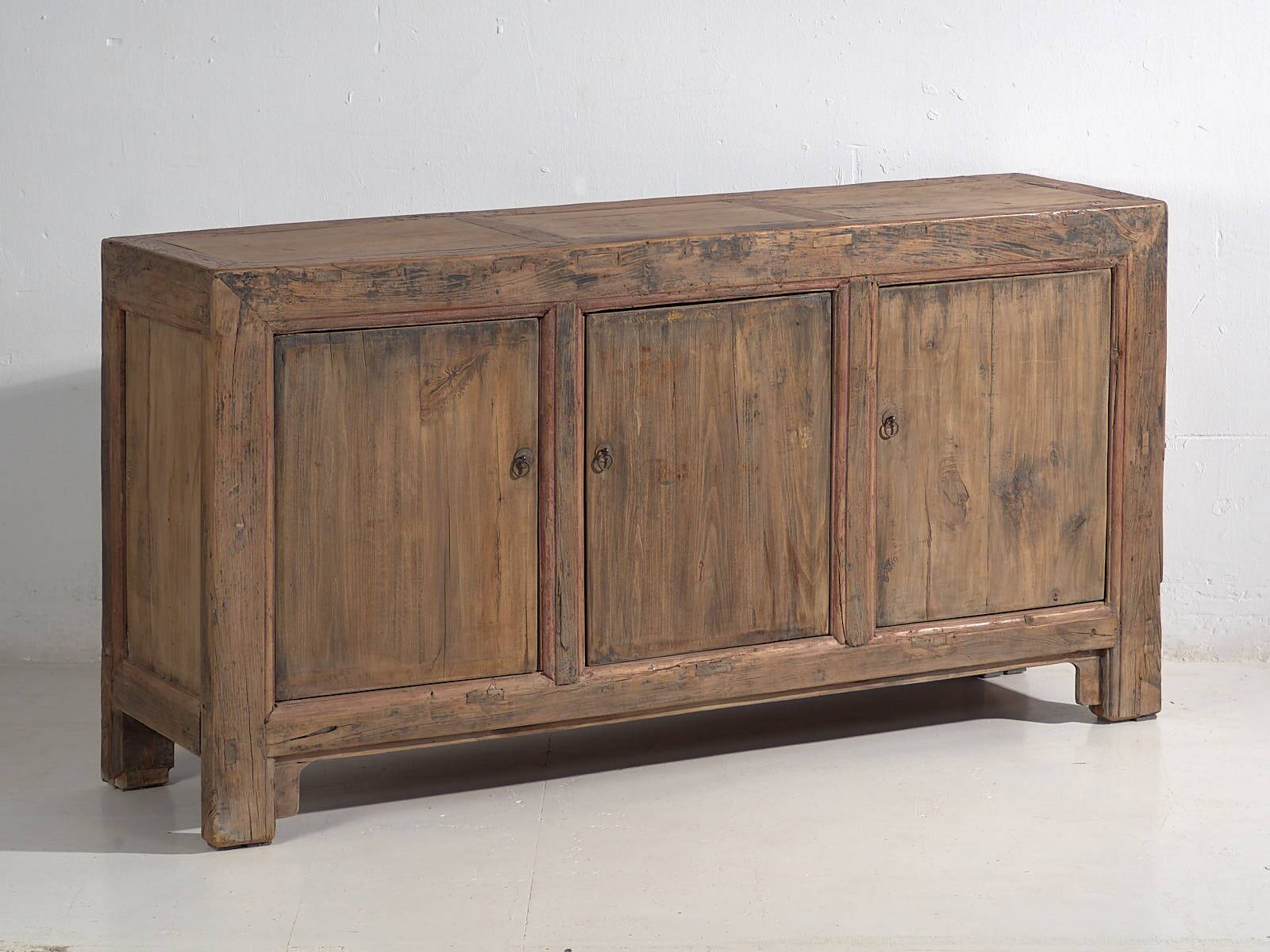 Antique oriental three-door sideboard (circa 1900)