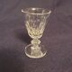 6 antique crystal shot glasses