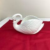 Cache pot cygne blanc