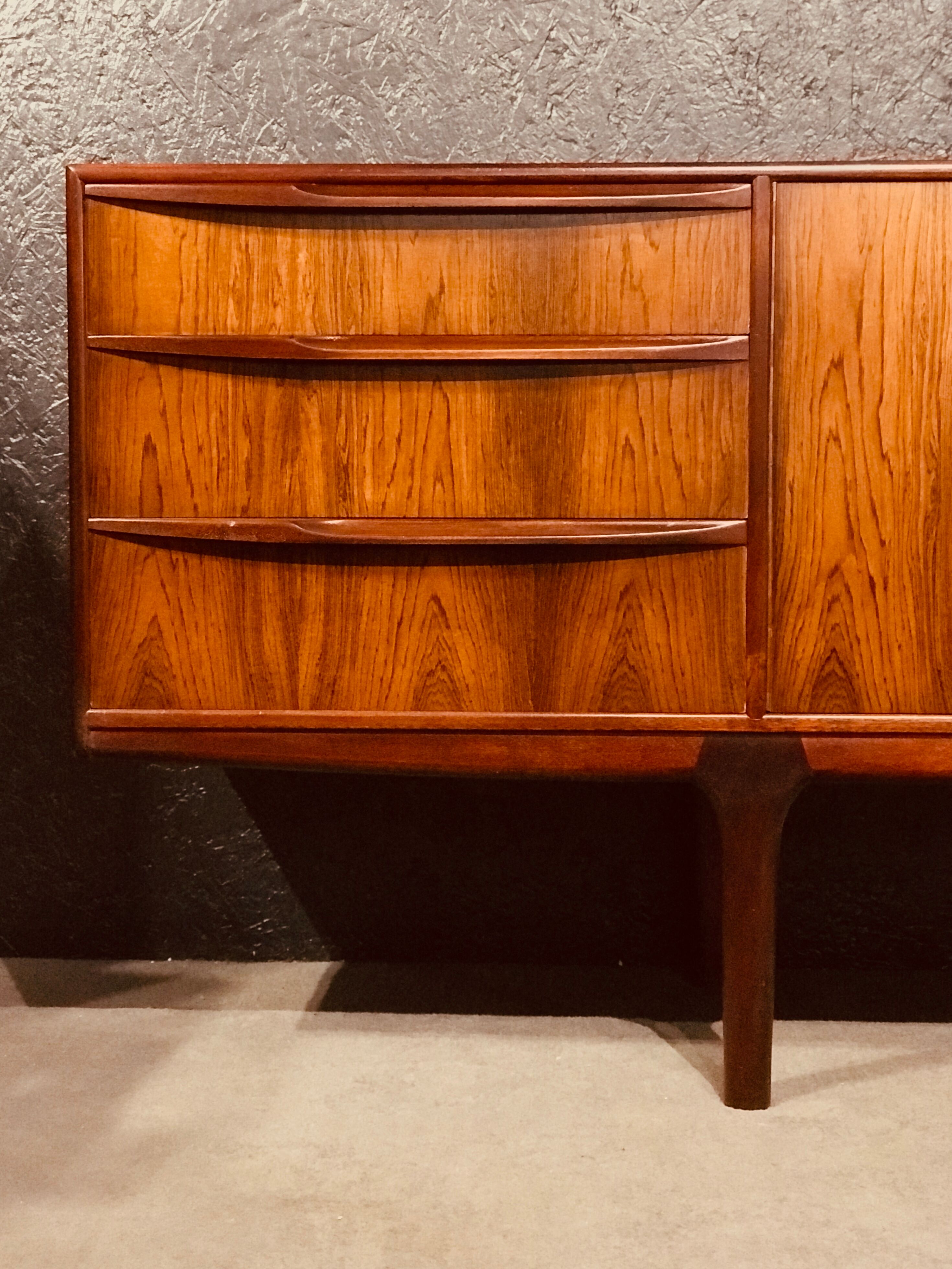 Rosewood sideboard by Tom Robertson for McIntosh, 1960