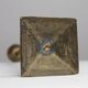 Brass Candlestick — Art Deco / Modernist Style, Belgium, circa 1920s–1940s