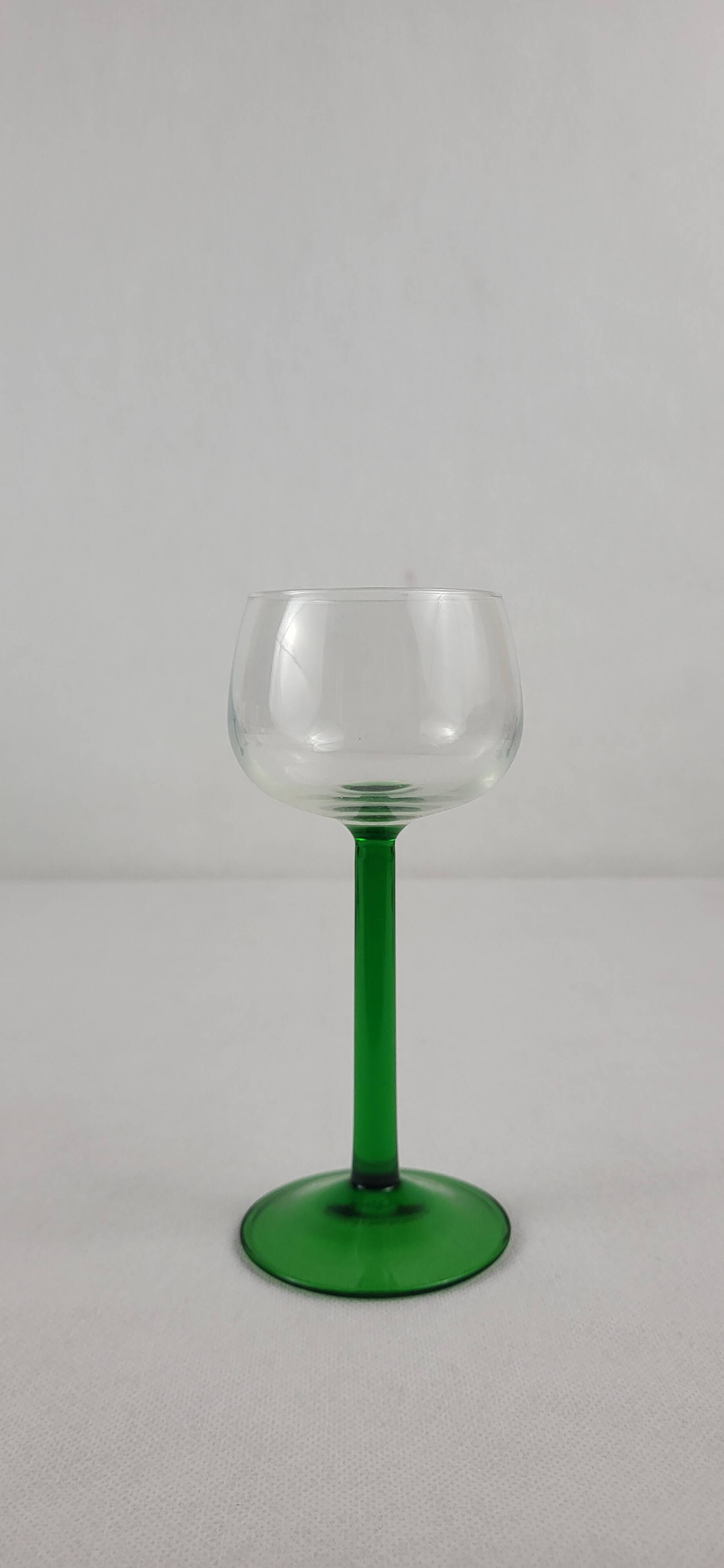 6 Alsace wine glasses 1970s