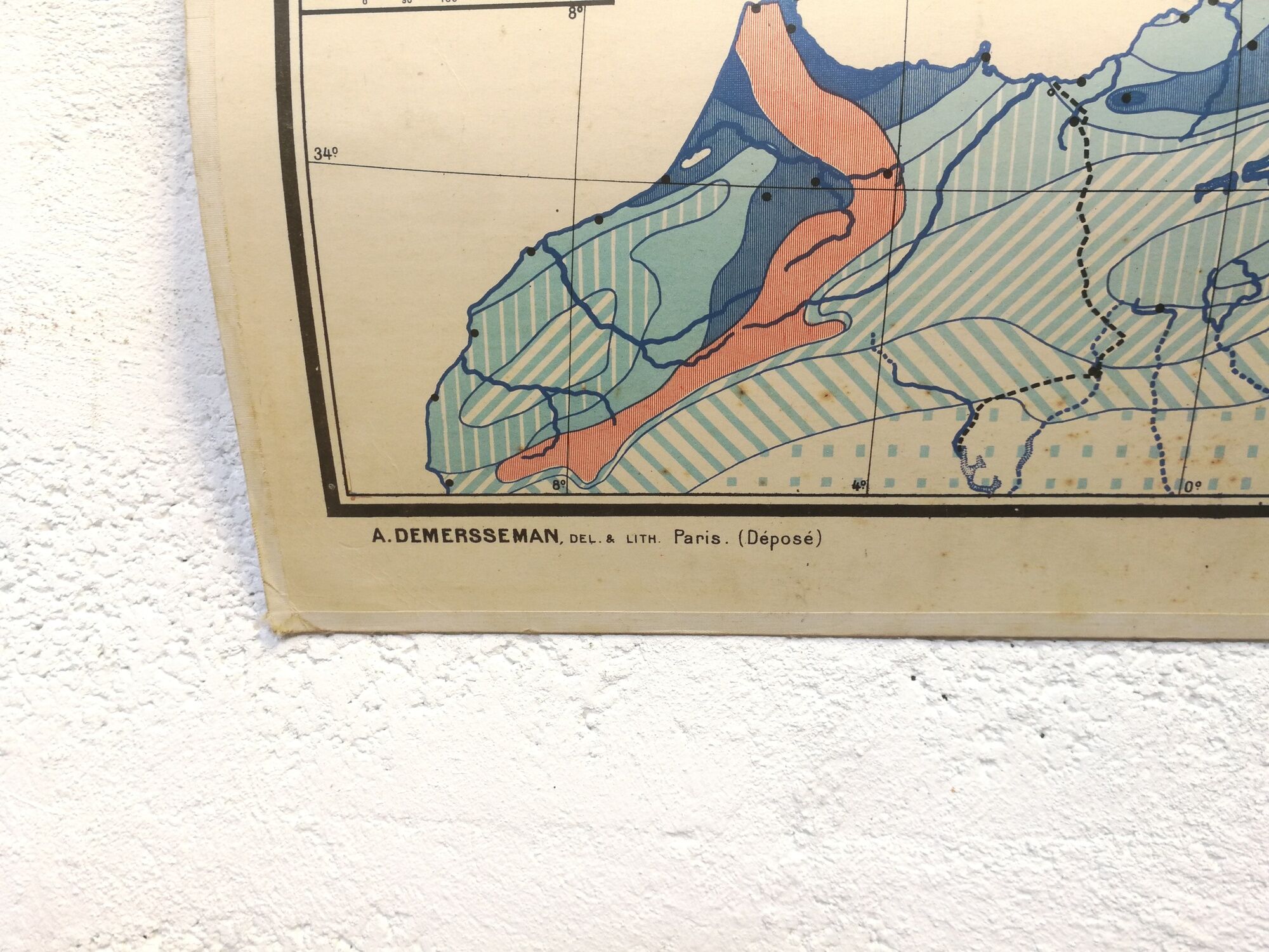 Map N ° 18 j. Brunhes North Africa