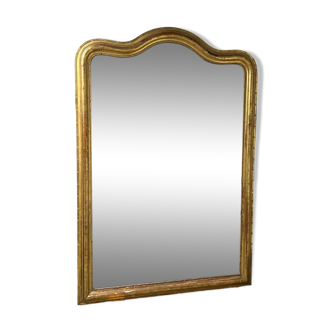 Large old golden mirror