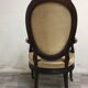 Fauteuil médaillon style Louis XV 19ème
