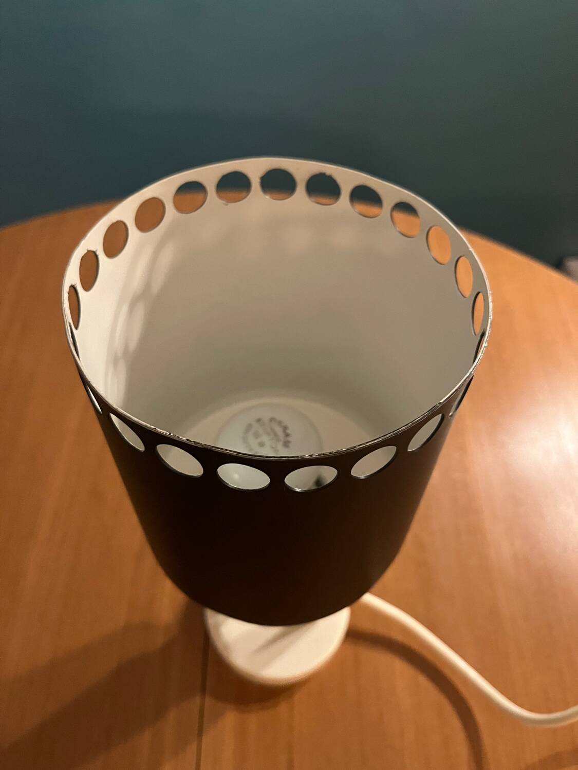 Lita matte black tilting wall light from the 70s/80s