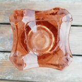 Pink glass vase