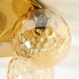 1960s Space Age brass ceiling lamp with 5 glass balls