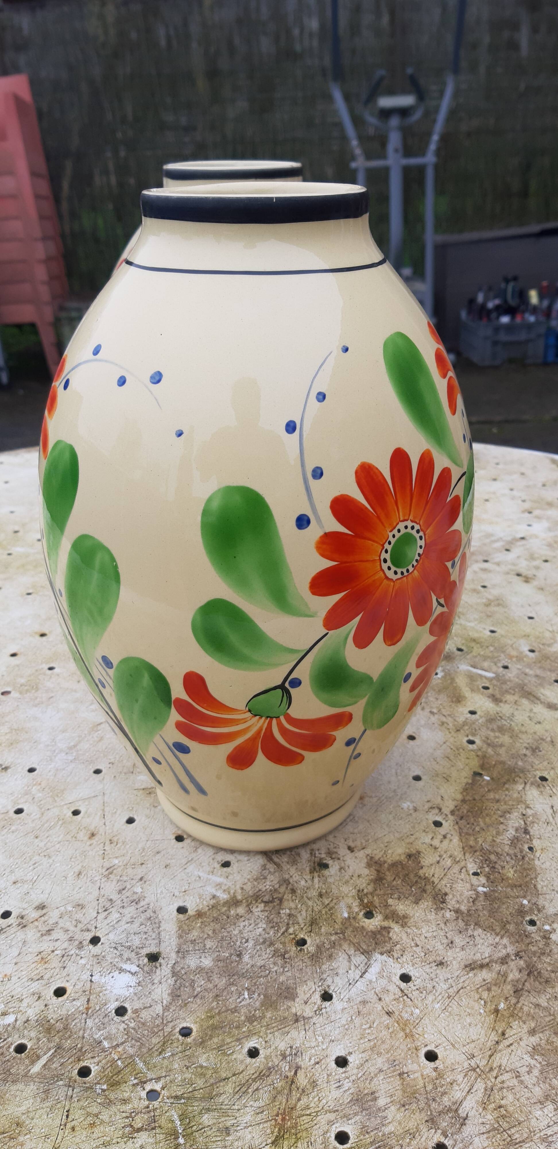 Pair of Vases Boch La Louvière