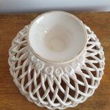 Braided ceramic basket, handmade Pichon Uzès