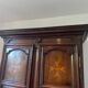 “Large regional 18th-century walnut inlaid wardrobe”