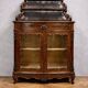 Superb curved display cabinet from the Napoléon III period, made of mahogany.