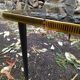 Vintage coffee table 50s - golden bird décor