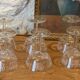6 vintage butterfly champagne glasses