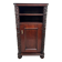 Art Nouveau cabinet with a shelf featuring distinctive floral sculptures.