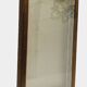 Wall display case with a solid oak door