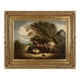 Belgian Artist, Large Baroque Scene, 1900, Oil on Canvas, Framed
