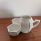 Art Deco condiment holder MS France in porcelain – 1930s