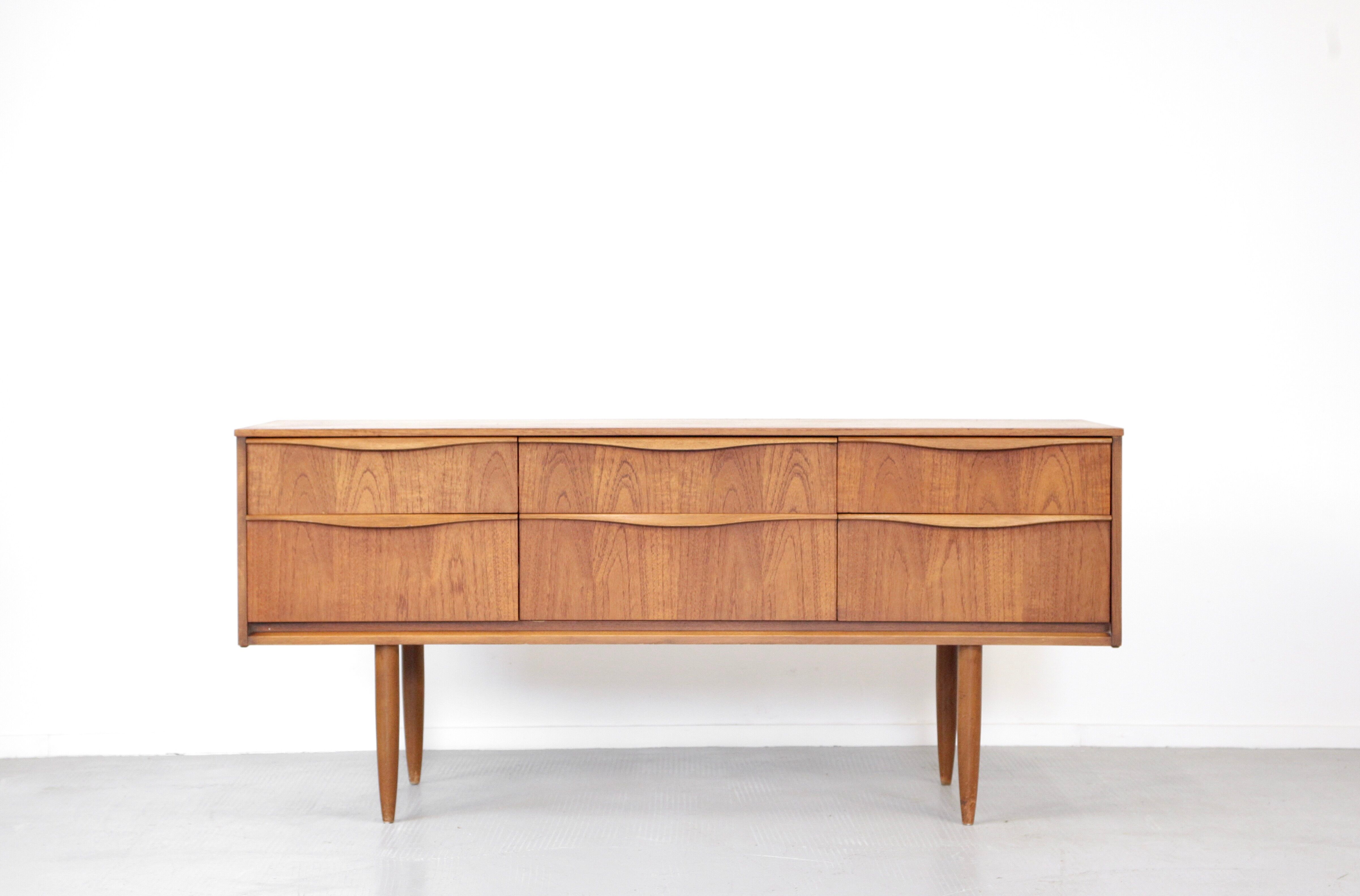 Vintage 'Austinsuite' Teak Dressing Table /Drawers/ Sideboard. Delivery. Midcentury/ Danish Style.
