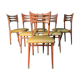 Stella, suite de 6 chaises design 1960