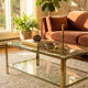 Bronze coffee table signed J.T. Lepelletier for Broncz 1960 111cm