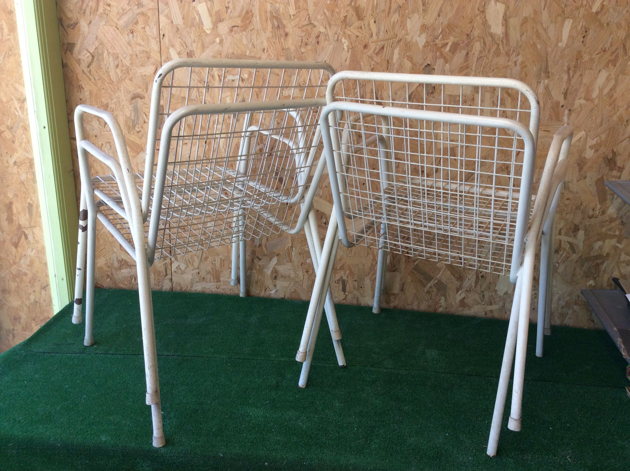 Lot of 4 armchairs Emu model Rio