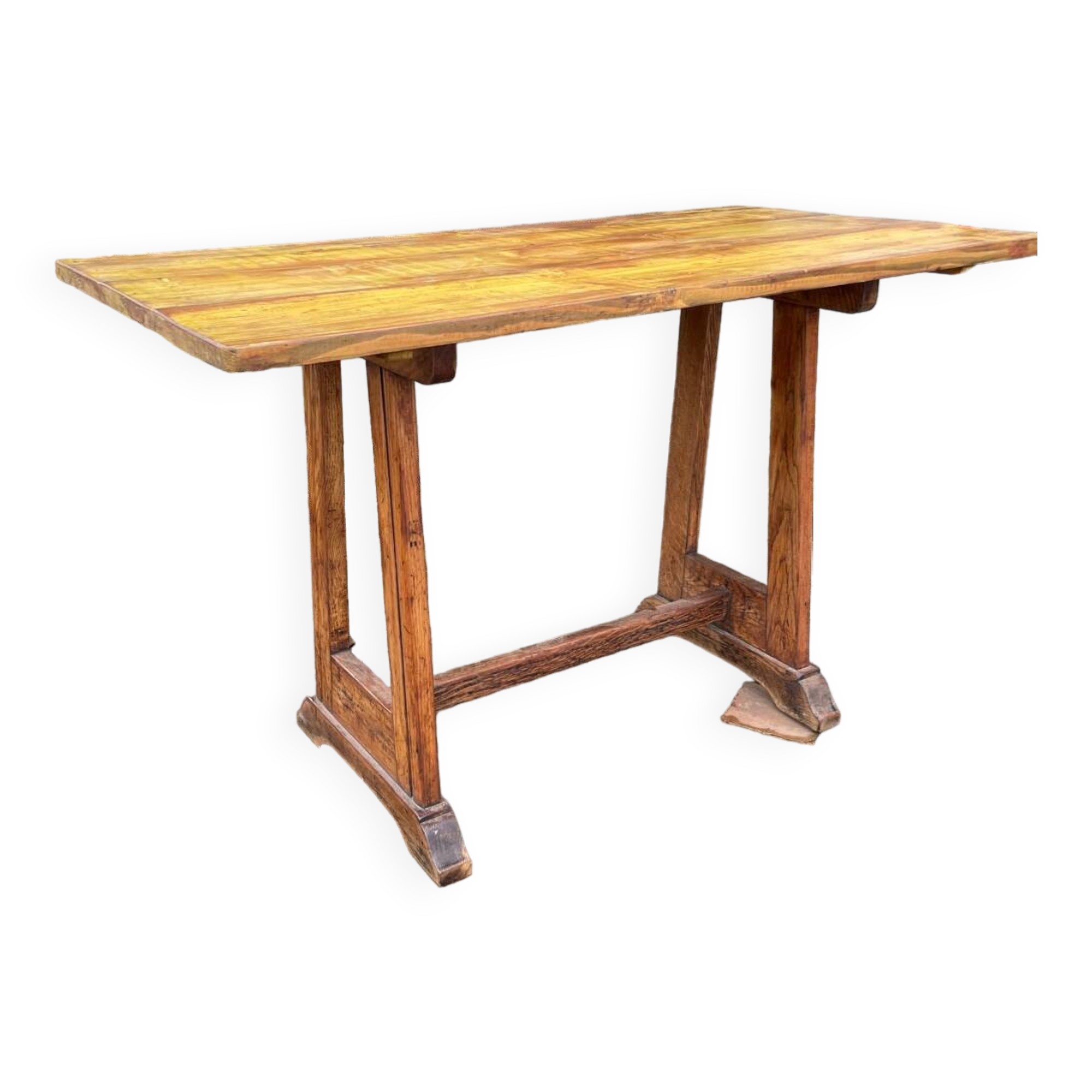Table de bistrot bois vintage