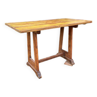 Vintage wooden bistro table