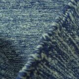 Handwoven artisanal kilim rug – Blue and ecru – Modern bohemian style