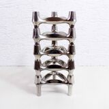 Set of 5 candlesticks modular by Nagel