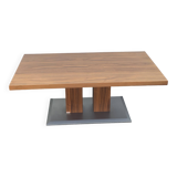 Table Basse à Piédestal Massive par Vierhaus
