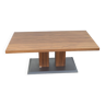 Massive Pedestal Coffee Table by Vierhaus