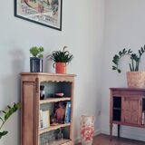 Bibus vintage oak bookcase