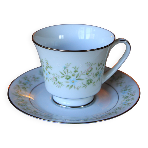 Tasse à thé Noritake en porcelaine fine du Japon