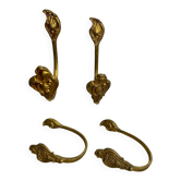 Bronze coat hooks