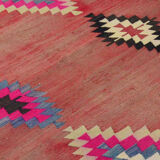 Anatolian handmade kilim rug 250 cm x 161 cm