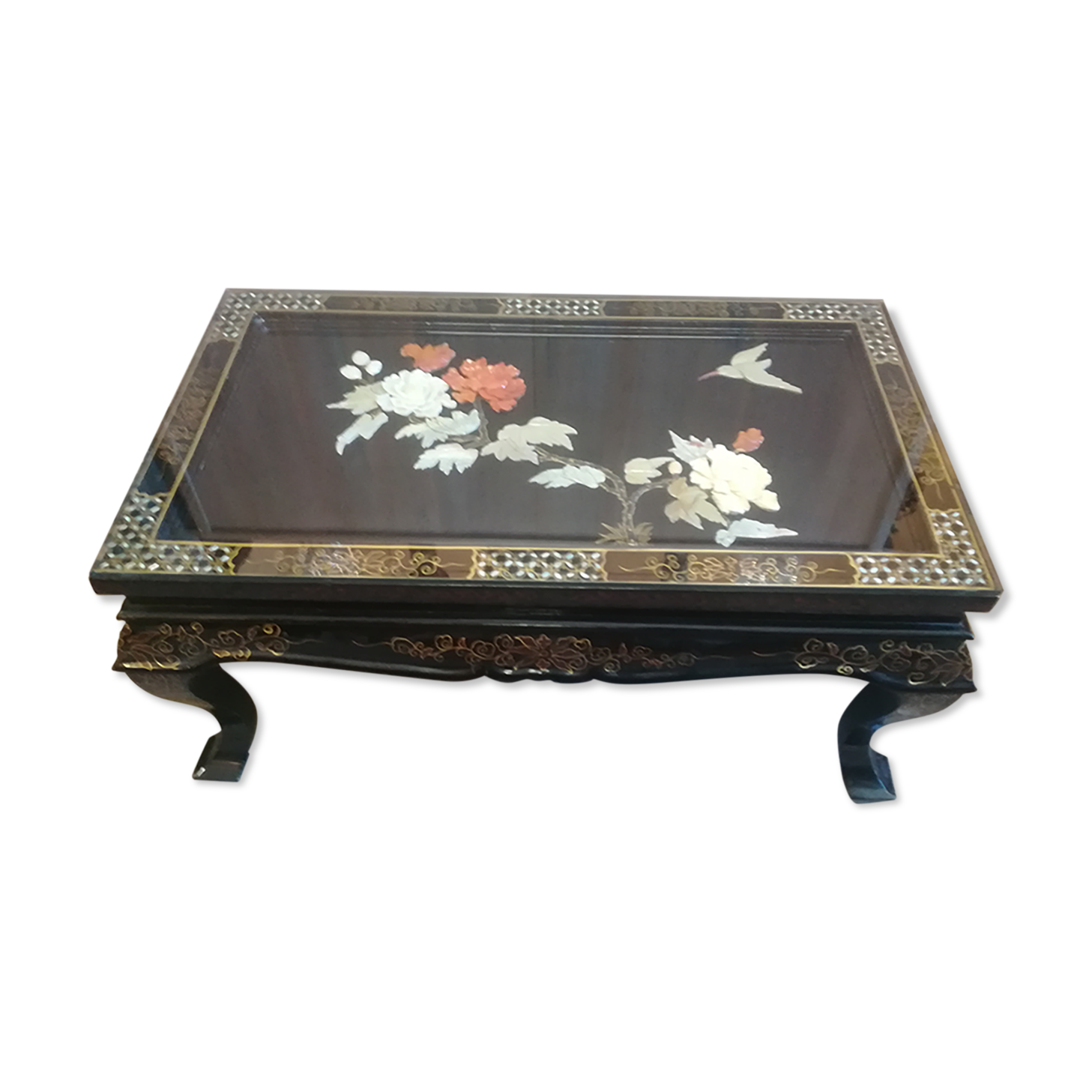 Adjustable Chinese coffee table