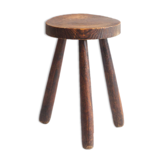 Rustic wooden stool