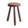 Rustic wooden stool