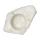 White marble ashtray