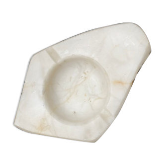 White marble ashtray